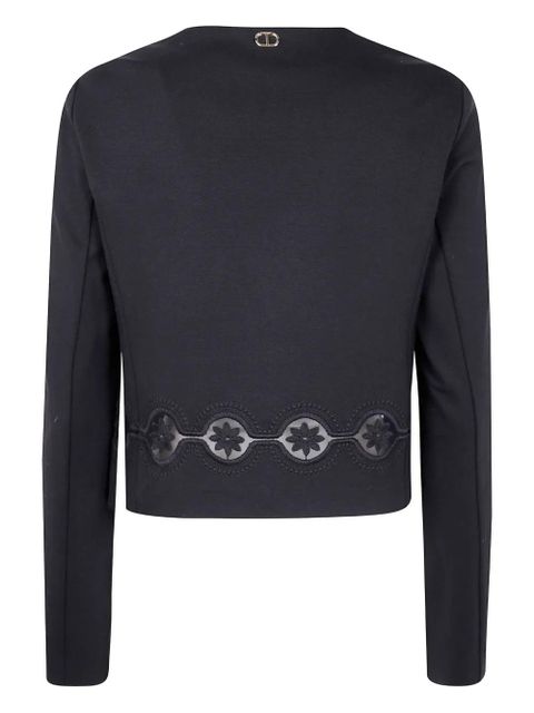 TWINSET lace-insert jacket - Black - zdjęcie produktu nr 2