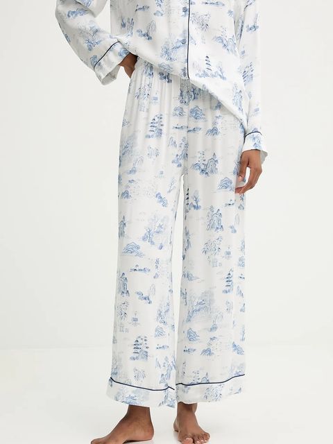 Answear.LAB piżama damska kolor niebieski