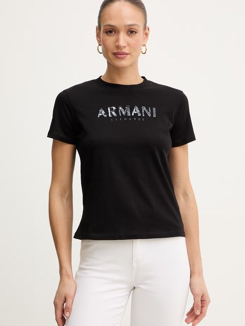 Armani Exchange t-shirt bawełniany - zdjęcie produktu nr 2