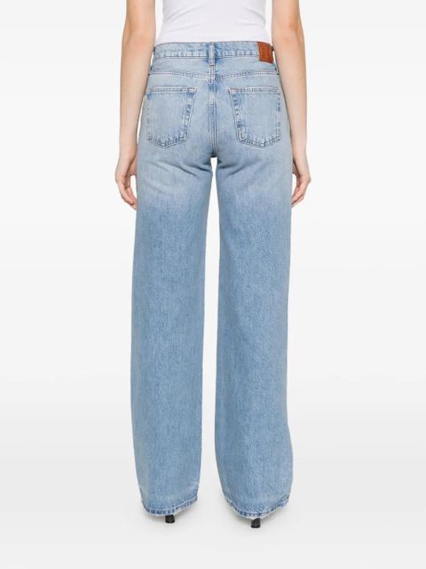 ANINE BING Hugh five-pocket jeans - Blue