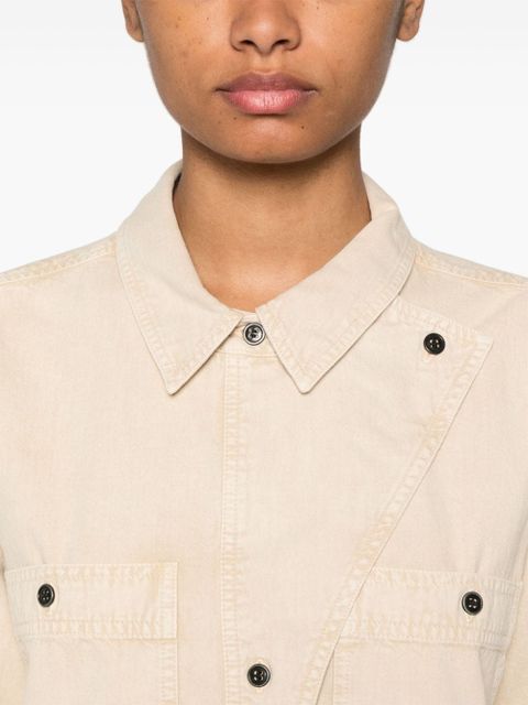 MARANT ÉTOILE Ilaya denim dress - Neutrals