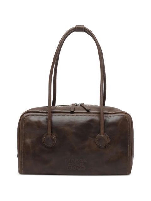 Marge Sherwood Soft Boston leather shoulder bag - Brown - zdjęcie produktu nr 1