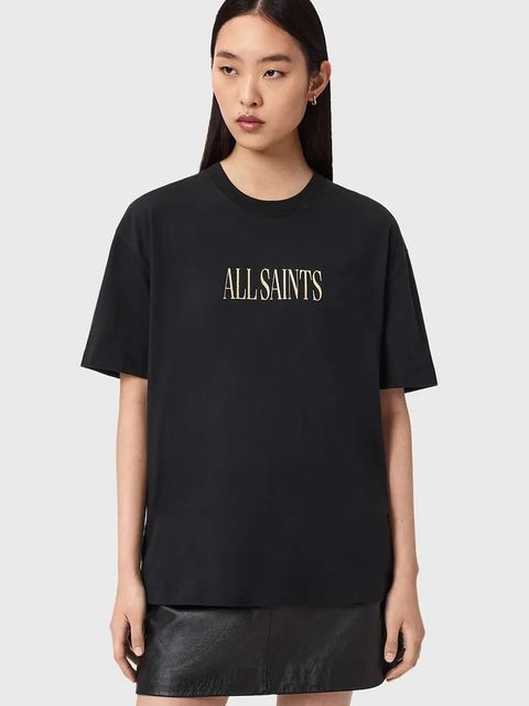 AllSaints t-shirt bawełniany CORA