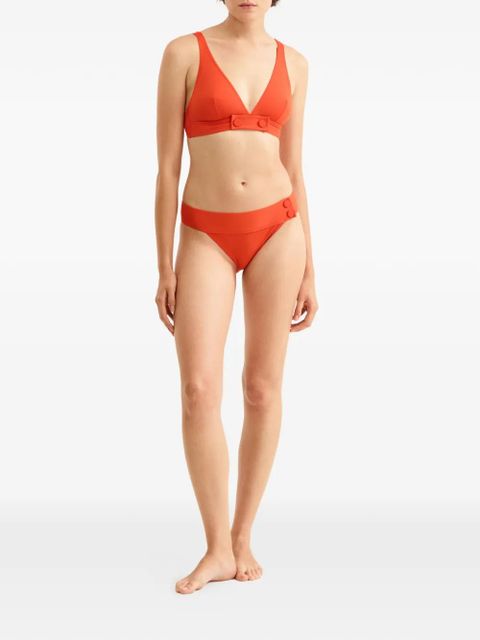 ERES button-detail bikini briefs - Orange