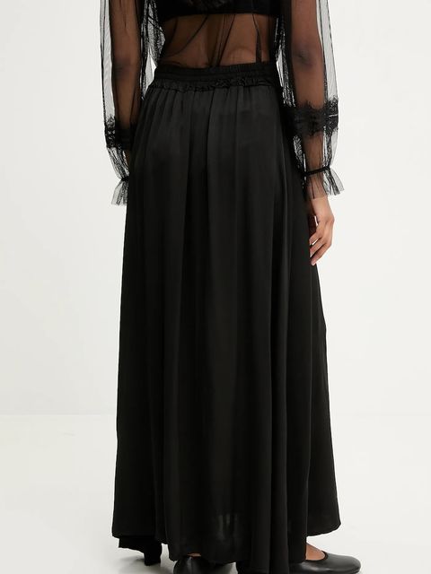 Answear.LAB spódnica kolor czarny maxi rozkloszowana