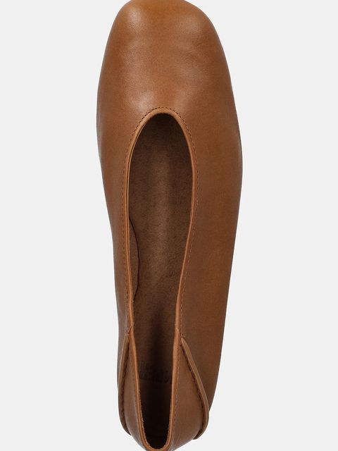 Camper baleriny skórzane Casi Myra kolor brązowy K201253-041