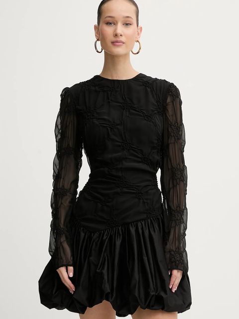 Stine Goya sukienka kolor czarny mini rozkloszowana SG-PS26-D188-2449 - zdjęcie produktu nr 1