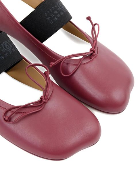 MM6 Maison Margiela Anatomic ballerinas - Red