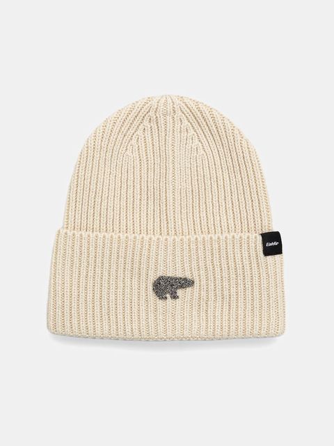 Eisbar czapka wełniana Elena OS Crystal MÜ kolor beżowy E25204 - zdjęcie produktu nr 1