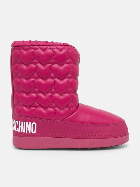 Love Moschino śniegowce kolor różowy JA24082G1LISE626