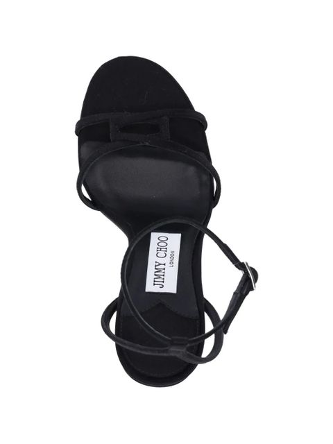 Jimmy Choo Leo slingback-strap sandals - Black