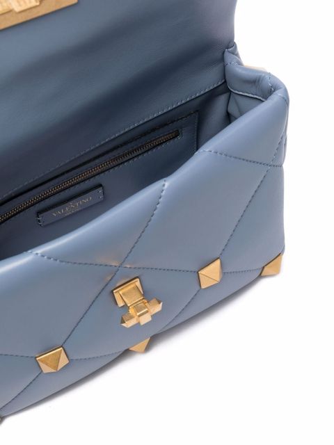 Valentino Garavani large Roman Stud shoulder bag - Blue