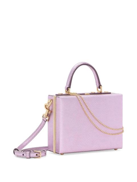 Dolce & Gabbana Dolce Box leather tote bag - Pink