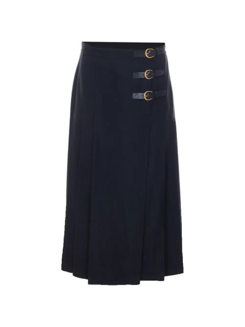 Chloé pleated midi skirt - Black - zdjęcie produktu nr 1