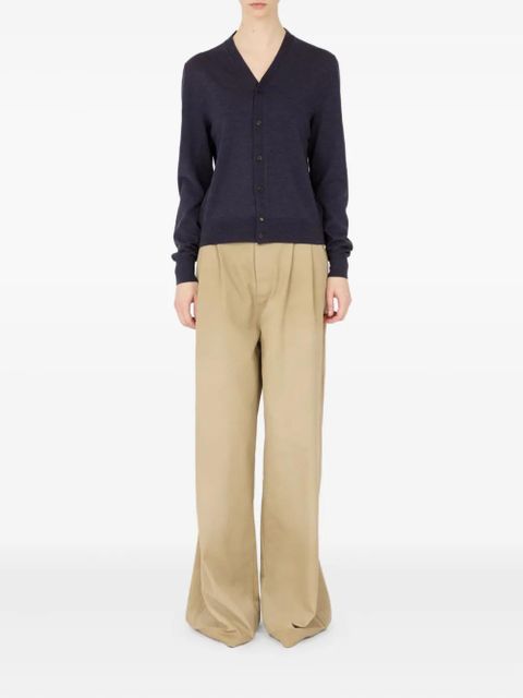 Maison Margiela wool cardigan - Blue