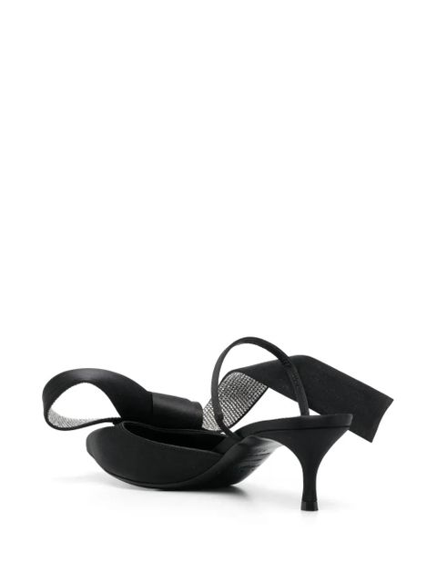 AREA x Sergio Rossi Marquise 50mm mules - Black