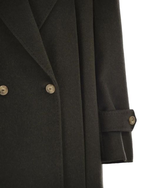 Weekend Max Mara lapel wool coat - Green