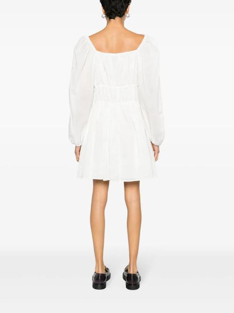 PINKO broderie anglaise mini dress - White