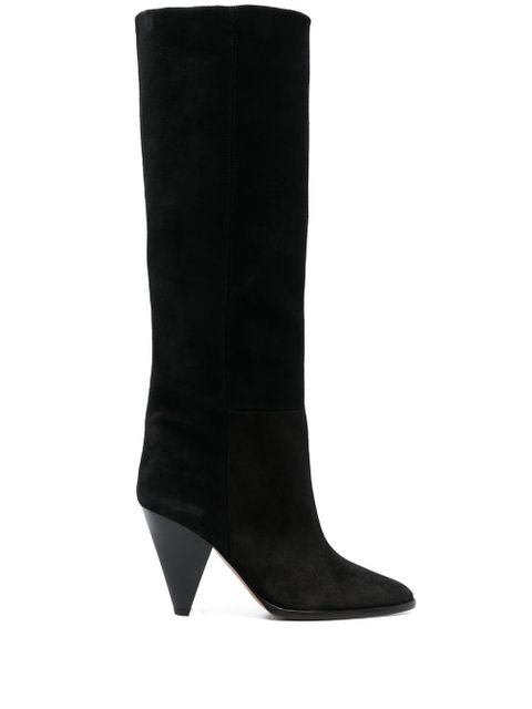ISABEL MARANT Ririo 90mm suede boots - Black - zdjęcie produktu nr 1