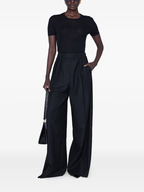 ANINE BING Lou palazzo trousers - Black