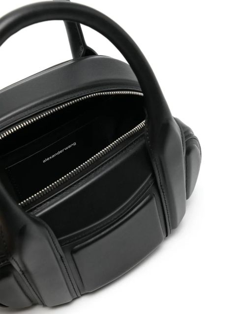 Alexander Wang small Roc panelled leather bag - Black