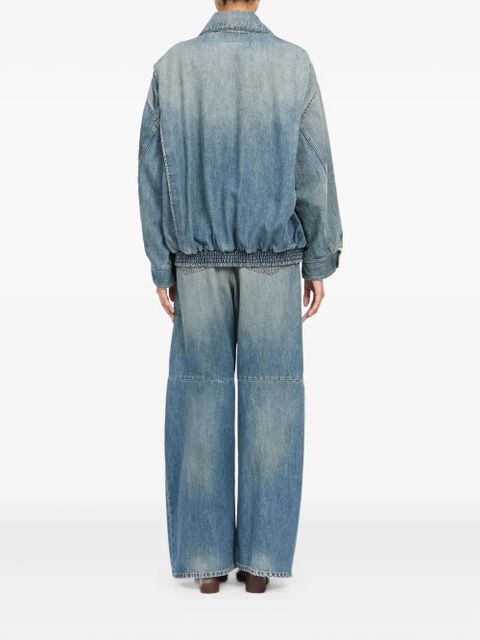 MM6 Maison Margiela pocket zip denim jacket - Blue