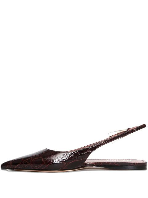 Paris Texas Jessica sling-back flat pumps - Red - zdjęcie produktu nr 1