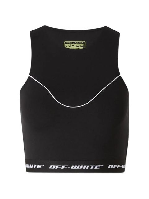 Off-White logo-hem top - Black - zdjęcie produktu nr 1