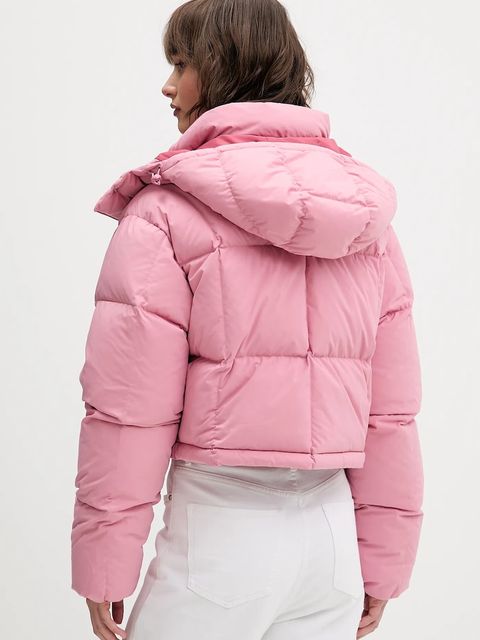 Tommy Jeans kurtka puchowa kolor różowy zimowa oversize DW0DW21624 - zdjęcie produktu nr 2