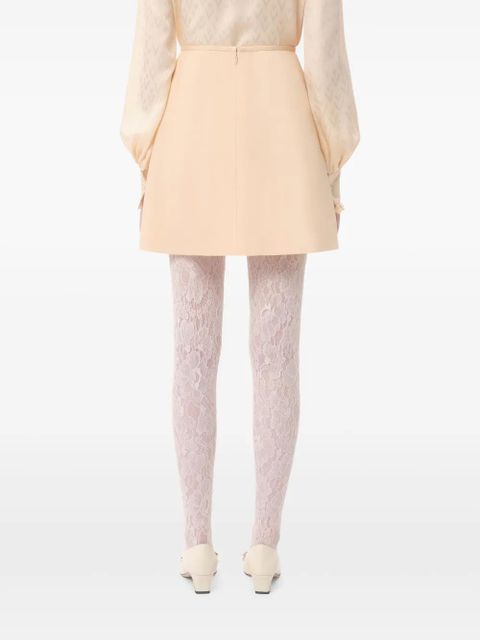Valentino Garavani mini Crepe Couture skirt - Neutrals