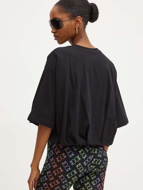 Pinko t-shirt bawełniany damski kolor czarny 104206 A251