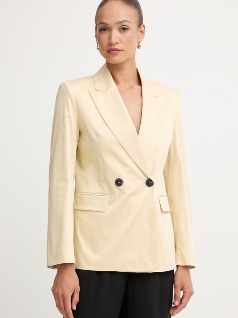 Max&Co. marynarka dwurzędowa damska bawełniana z elastanem MCOGIRAFFA - zdjęcie produktu nr 1