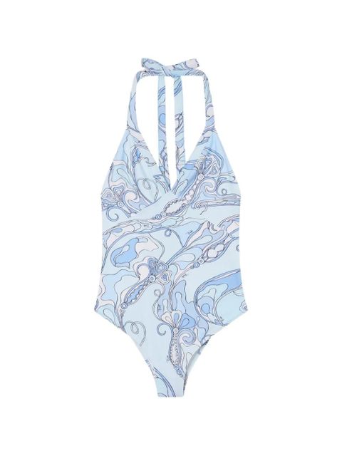 PUCCI Orchidee-print swimsuit - Blue - zdjęcie produktu nr 1