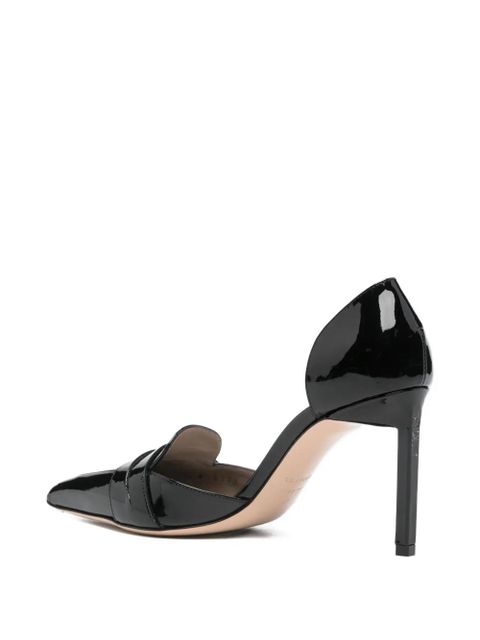 TOM FORD 85mm leather heeled pumps - Black