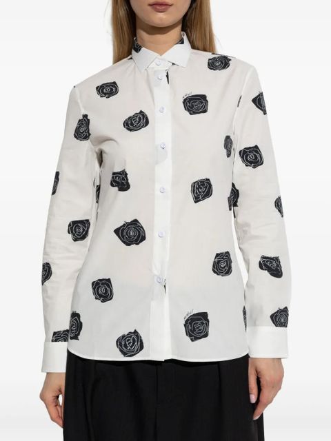 Marni floral-print shirt - White
