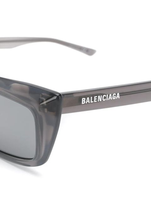 Balenciaga Eyewear Tip rectangular-frame sunglasses - Grey