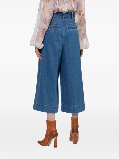 ZIMMERMANN Culottes jeans - Blue