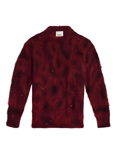 ISABEL MARANT Mickaella sequin-embellished pullover - Red - zdjęcie produktu nr 1