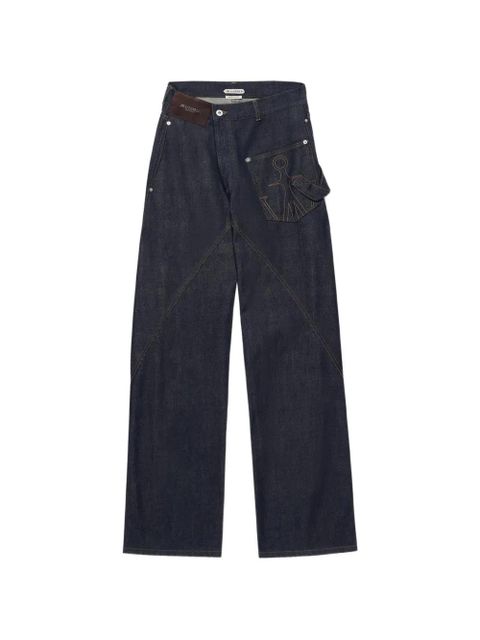 JW Anderson twisted workwear denim jeans - Blue - zdjęcie produktu nr 2