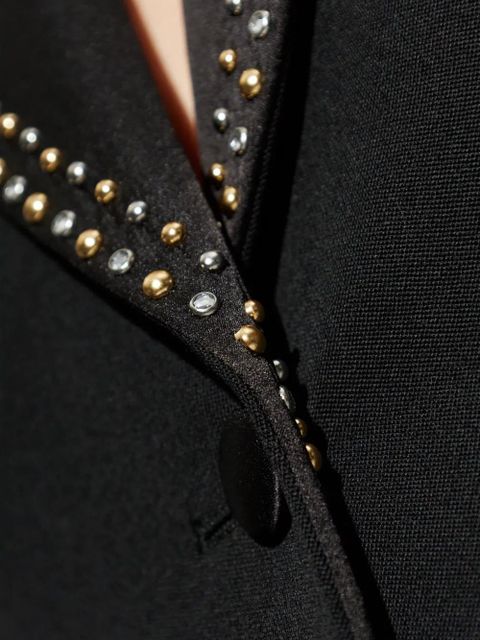 Versace studded blazer - Black