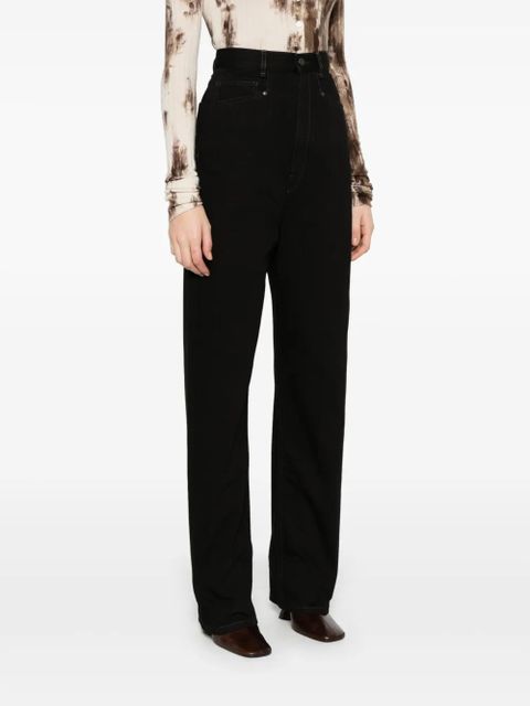 LEMAIRE drop-crotch jeans - Black