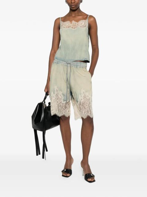 Diesel De-Mery-S lace-trim top - Neutrals - zdjęcie produktu nr 1