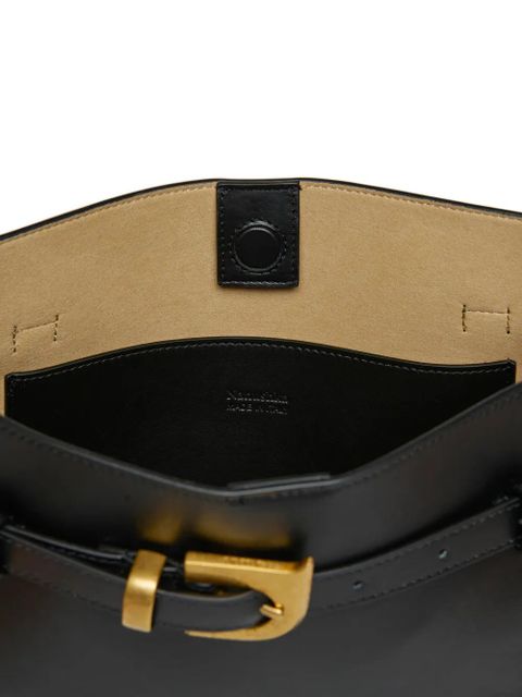 Nanushka Harmonica buckle-detail tote bag - Black