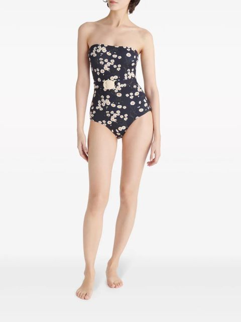 ERES Courtois floral-print swimsuit - Black - zdjęcie produktu nr 2