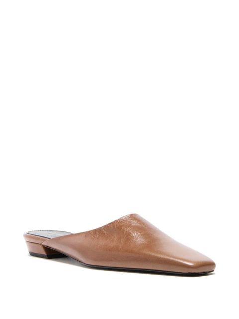 Proenza Schouler Trap leather mules - Brown - zdjęcie produktu nr 2