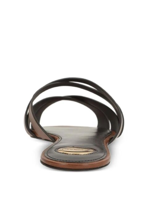 Saint Laurent strappy sandals - Brown