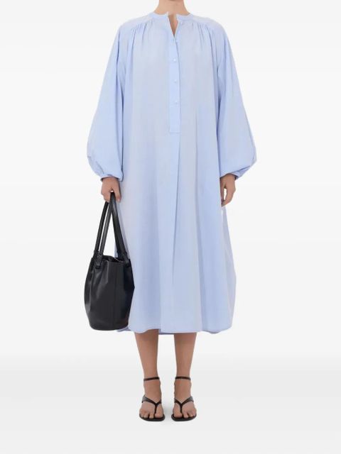 LouLou de Saison Vitti balloon-sleeve midi dress - Blue - zdjęcie produktu nr 2