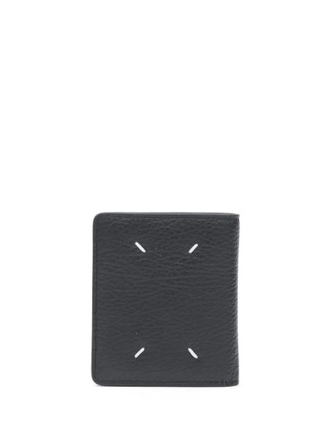 Maison Margiela four-stitch leather bi-fold wallet - Black - zdjęcie produktu nr 2