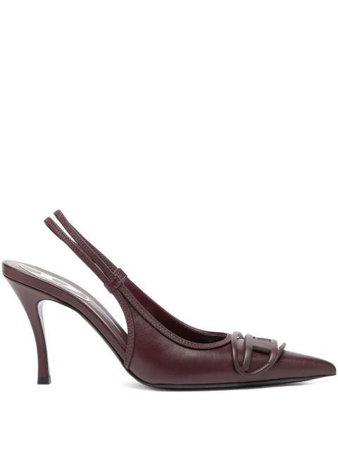 Diesel D-VENUS SB buckle heel pumps - Brown - zdjęcie produktu nr 1
