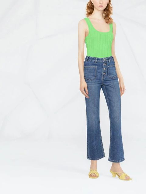 Maje high-rise flared jeans - Blue - zdjęcie produktu nr 2